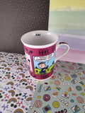 Peanuts "May Flowers" Fine Porcelain Calendar Mugs by Charles Schulz & the Danbury Mint