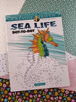 Creative Haven Sea Life Dot-to-Dot Puzzle Book Softcover