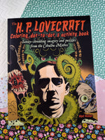 The H.P. Lovecraft Coloring, Dot-to-Dot, & Activity Book Softcover, NEW