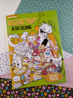 Nickelodeon Nick '90's Retro Adult Coloring Book NEW