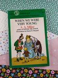 Vintage 1973 Dell Yearling "When We Were Very Young" by A.A. Milne Winnie the Pooh Softcover