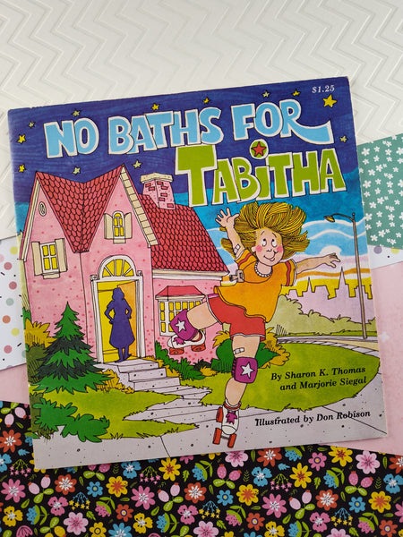 RARE Vintage 1982 "No Baths for Tabitha" School Book Fairs, Softcover