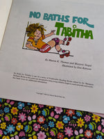 RARE Vintage 1982 "No Baths for Tabitha" School Book Fairs, Softcover