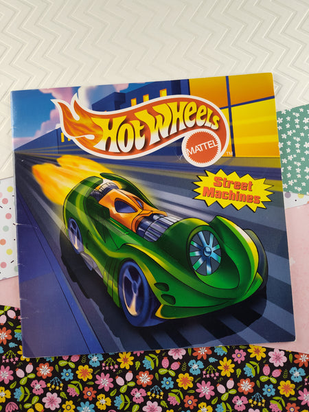 Vintage 1998 Hot Wheels Street Machines Book, Softcover