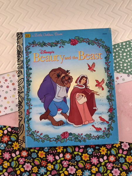 Vintage 1995 Little Golden Book "Walt Disney's Beauty & the Beast" Hardcover