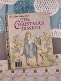 Vintage 1984 Little Golden Book "The Christmas Donkey" Hardcover