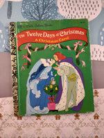 Vintage 1992 Little Golden Book "The Twelve Days of Christmas" Hardcover