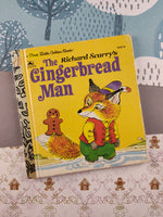 Vintage 1994 First Little Golden Book, Richard Scarry's The Gingerbread Man, Hardcover