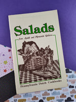 Vintage 1983 Pennsylvania Dutch Cookbooks, Salads from Amish and Mennonite Kitchens, Paperback