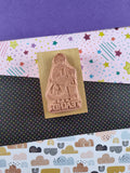 Vintage "Teacher" Wooden Block/Rubber Stamp