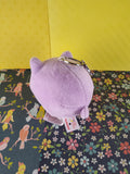 Aurora Toys Tasty Peach Purple Kitty Cat Super Soft Plush Keychain Toy NWOT