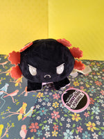 TeeTurtle: The Original Reversible Axolotl Plushie, Pink/Black NWT