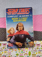 Vintage 1993 Softcover, Star Trek TNG Starfleet Academy #1: Worf's First Adventure