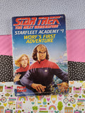 Vintage 1993 Softcover, Star Trek TNG Starfleet Academy #1: Worf's First Adventure