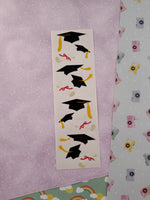 Vintage 1989 Mrs. Grossman's Graduation Caps Full Sticker Sheet, Unused