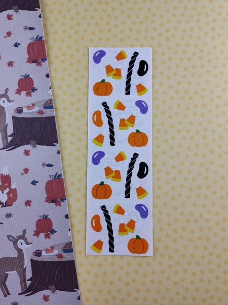 Vintage 1994 Mrs. Grossman's Halloween Candy Full Sticker Sheet, Unused