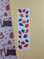 Vintage 1991 Mrs. Grossman's Autumn Fall Leaves Full Sticker Sheet, Unused