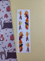 Vintage 1994 Mrs. Grossman's Halloween Fall Autumn Maize Harvest Full Sticker Sheet, Unused