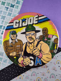 Vintage 1986 GI Joe Party 9" Party Plates Pack/8, New & SEALED, Unopened NOS