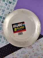Vintage 1986 GI Joe Party 9" Party Plates Pack/8, New & SEALED, Unopened NOS
