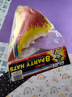 Vintage 1986 GI Joe Party Hats Pack/8, New & SEALED, Unopened NOS