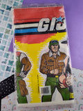 Vintage 1986 GI Joe Paper Tablecover 54" x 88", New & SEALED, Unopened NOS