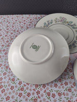 Vintage Minton Fine Bone China Royal Doulton "Summer Song" Tea Cup/Saucer Set/2