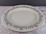 Vintage Minton Fine Bone China Royal Doulton "Summer Song" Large Serving Platter