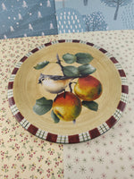 Vintage Lenox Winter Greetings Everyday Tartan Christmas Xmas Lunch/Salad Plates Set/4, Discontinued