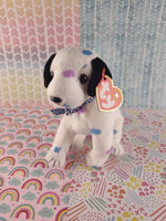 Vintage TY Beanie Baby - Dizzy, Dalmation - October 7, 2000