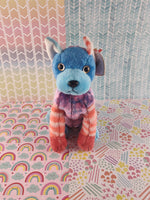 Vintage TY Beanie Baby - Hodgepodge, Patchwork Dog - July 27, 2002