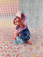 Vintage TY Beanie Baby - Hodgepodge, Patchwork Dog - July 27, 2002