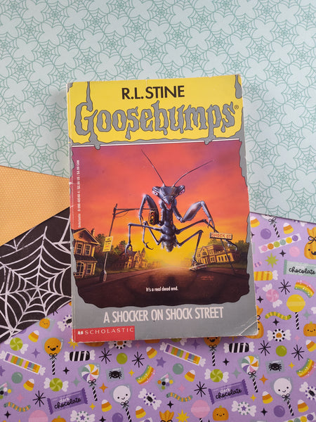 Vintage 1995 R.L. Stine Goosebumps #35, A Shocker on Shock Street