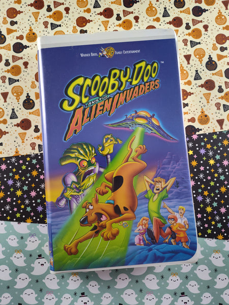 Vintage 2000 Scooby-Doo and the Alien Invaders VHS Tape, Nice Shape