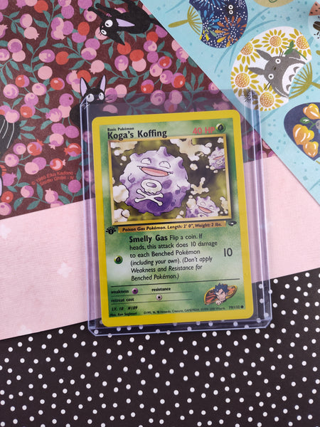 Vintage Common - 1st Edition Koga's Koffing Gym Challenge Non-Holo Pok Pfaltzcraftsmore Vintage Common - 1st Edition Koga's Koffing Gym Challenge Non-Holo Pok Pfaltzcraftsmore
