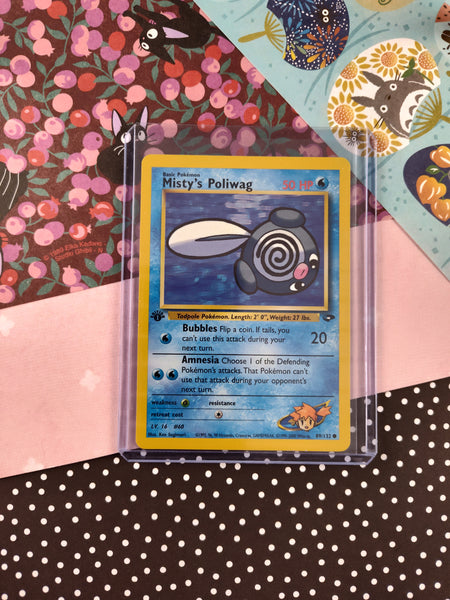 Vintage Common - 1st Edition Misty's Horsea Gym Challenge Non-Holo Pokemon Card 87/132 - NM (Copy)