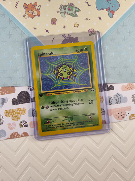 Vintage Common - 1st Edition Spinarak Neo Discovery Non-Holo Pokemon C Pfaltzcraftsmore Vintage Common - 1st Edition Spinarak Neo Discovery Non-Holo Pokemon C Pfaltzcraftsmore