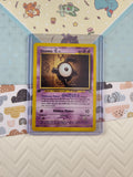 Vintage Common - 1st Edition Unown (E) Neo Discovery Non-Holo Pokemon Card 67/75 - NM