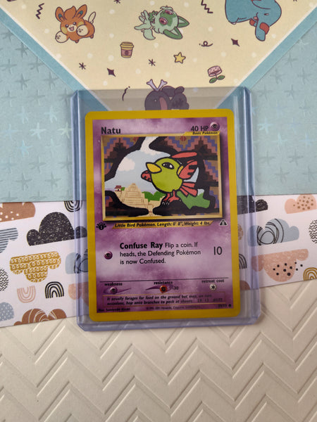 Vintage Common - 1st Edition Natu Neo Discovery Non-Holo Pokemon Card Pfaltzcraftsmore Vintage Common - 1st Edition Natu Neo Discovery Non-Holo Pokemon Card Pfaltzcraftsmore
