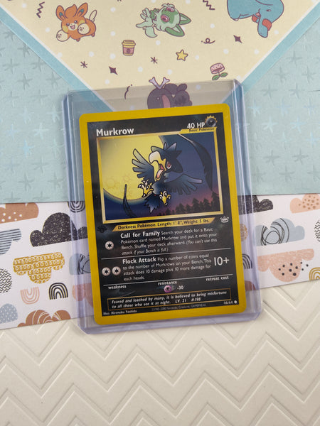 pokemon murkrow card Vintage Common