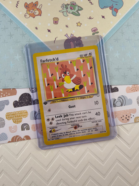 Vintage Common - 1st Edition Farfetch'd Neo Revelation Non-Holo Pokemo Pfaltzcraftsmore Vintage Common - 1st Edition Farfetch'd Neo Revelation Non-Holo Pokemo Pfaltzcraftsmore