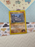 Vintage Common - 1st Edition Brock's Rhyhorn Gym Heroes Non-Holo Pokemon Card 70/132 - VG