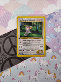 Vintage Common - 1st Edition Lt. Surge's Rattata Gym Challenge Non-Holo Pokemon Card 85/132 - VG (C)