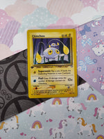 Vintage Common - 1st Edition Chinchou Neo Genesis Non-Holo Pokemon Card 55/111 - VG