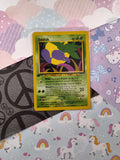 Vintage Common - 1st Edition Oddish Neo Genesis Non-Holo Pokemon Card 68/111 - VG (C)