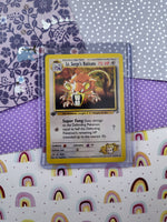 Vintage Uncommon - 1st Edition Lt. Surge's Raticate Gym Heroes Non-Holo Pokemon Card 51/132 - NM