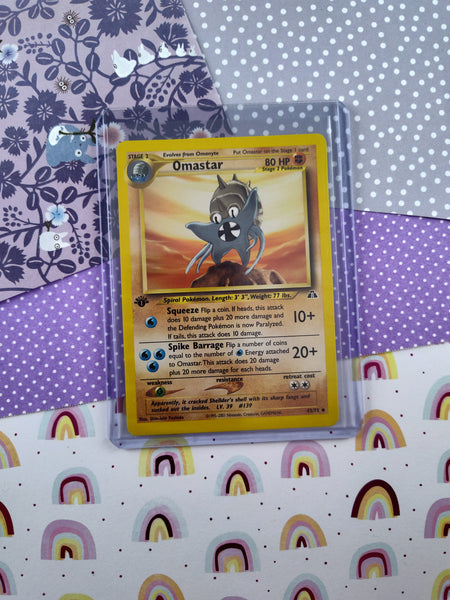 Vintage Uncommon - 1st Edition Omastar Neo Discovery Non-Holo Pokemon Pfaltzcraftsmore Vintage Uncommon - 1st Edition Omastar Neo Discovery Non-Holo Pokemon Pfaltzcraftsmore