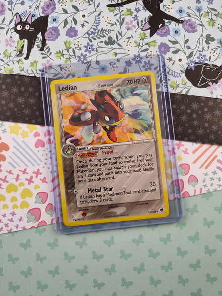 Pokemon TCG Ledian Dragon Frontiers Non-Holo Pokemon Card 18/101 - NM