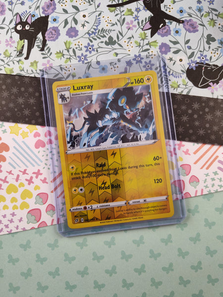 Pokemon TCG Rare Luxray Rebel Clash Reverse Holographic Card 062/192 - Pfaltzcraftsmore Pokemon TCG Rare Luxray Rebel Clash Reverse Holographic Card 062/192 - Pfaltzcraftsmore
