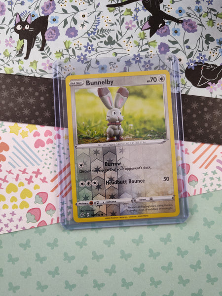 Pokemon TCG Common Bunnelby Rebel Clash Reverse Holographic Card 146/1 Pfaltzcraftsmore Pokemon TCG Common Bunnelby Rebel Clash Reverse Holographic Card 146/1 Pfaltzcraftsmore